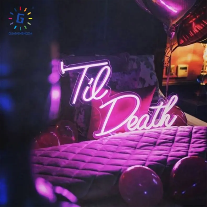 Latest Design Watermelon Shaped Neon Desk Sign Light