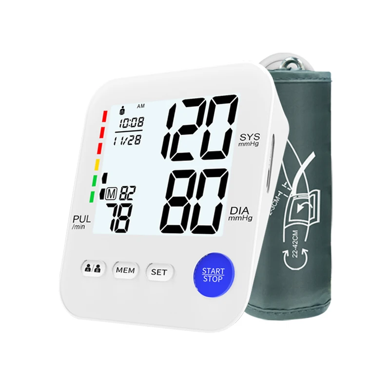 Tensiometer  BP Machine Digital Blood Pressure Monitors Electric Portable Pretion Meter Sphygmomanometer Blood Pressure Machine