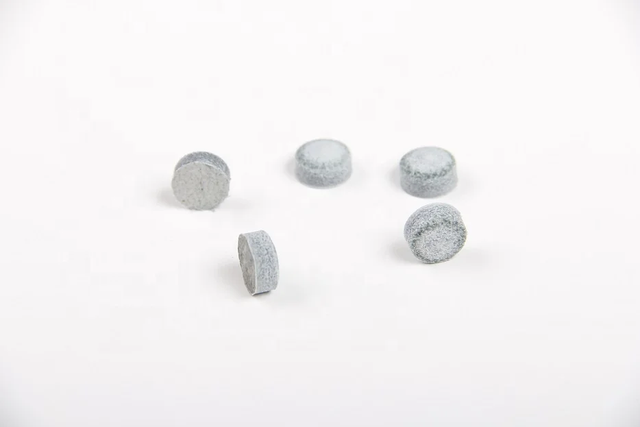 A grade B grade billiard cue tip cow leather snooker cue tip 9mm 10 11 12 13mm pool cue tips