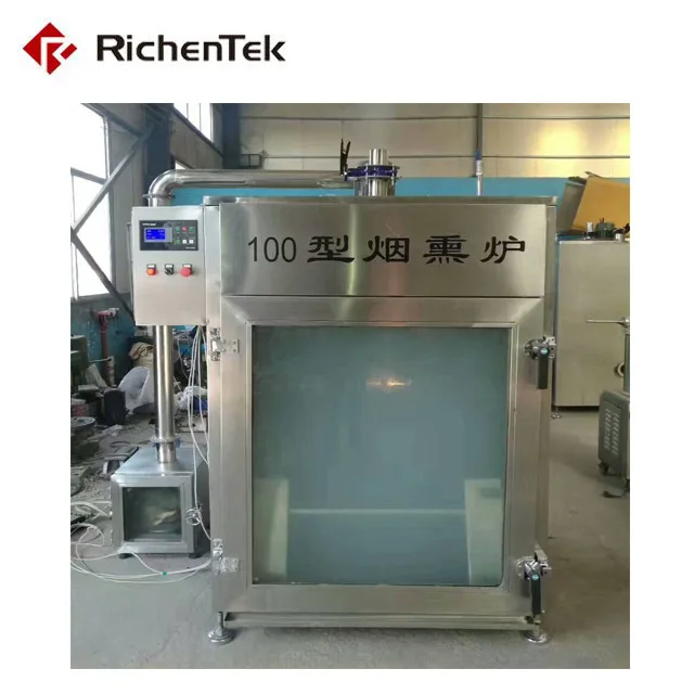 Factory Meat Smoking Machine / Smoked Sausage Machine / Fish Smoking Equipment