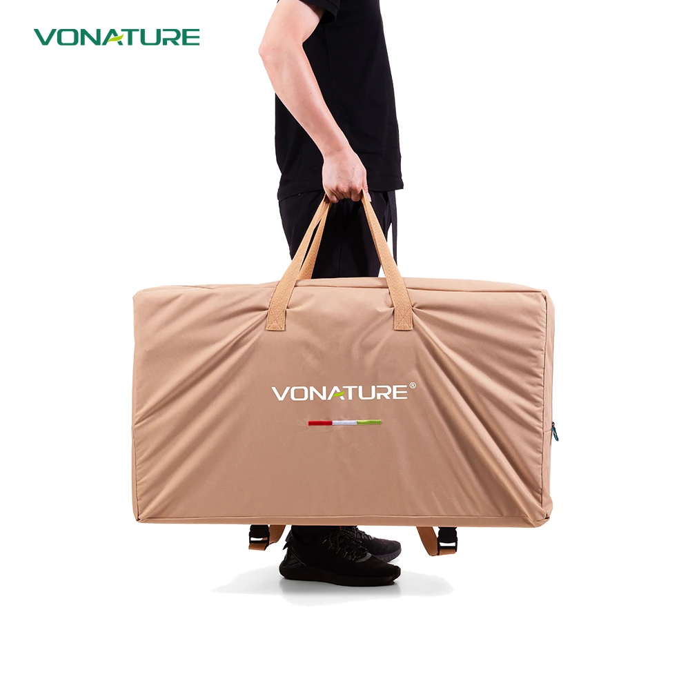 Factory OEM four Folding Mattress with Storage Bag Foldable Foam Topper Floor Mattress