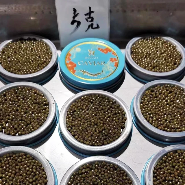 Круглая жестяная коробка 5 г с винтовой крышкой принимает индивидуальное печатание для упаковки икры