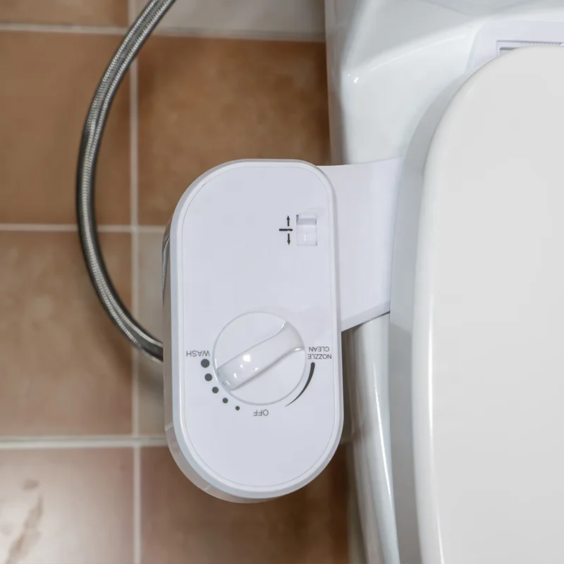 Self Cleaning ABS Sprayer Bidet Attachment Adjustable Nozzle Angle Toilet Bidet