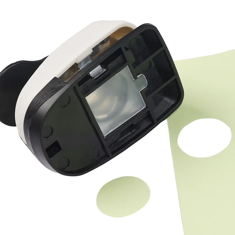 Round Embosser Kids Labor-Saving Punch Machine Hand DIY Round Flower Puncher 9/16/25/38/50mm