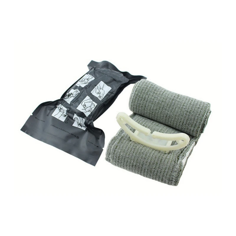 4 / 6Inch Outdoor Medical Trauma First Aid Wound Care Israeli Compression Emergency Bandage For Medical Blood Stop