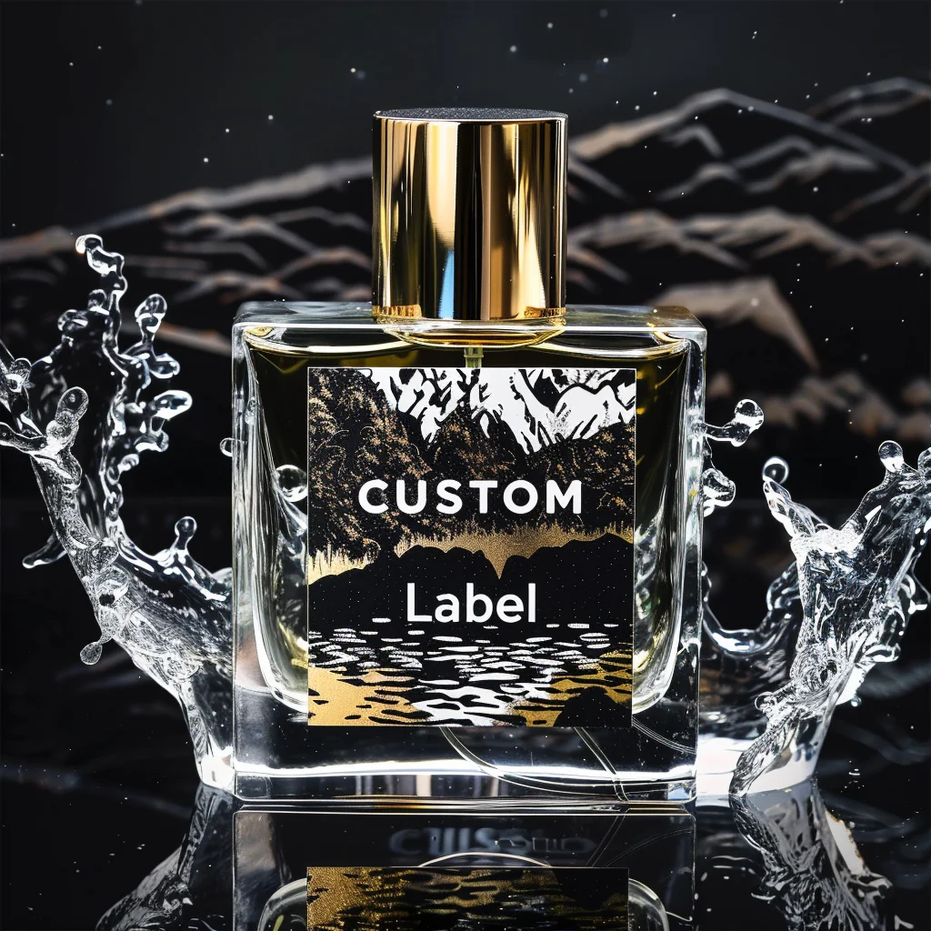 Custom Waterproof Private Candle Jar Warning Label Matte Gold Foil Logo Sticker Printing Packaging Label For Candle Jars