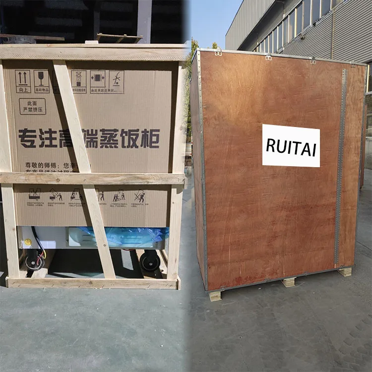 RUITAI Commercial Gas Food Steamer Stainless Steel 24 Gas Rice Steamer Machine