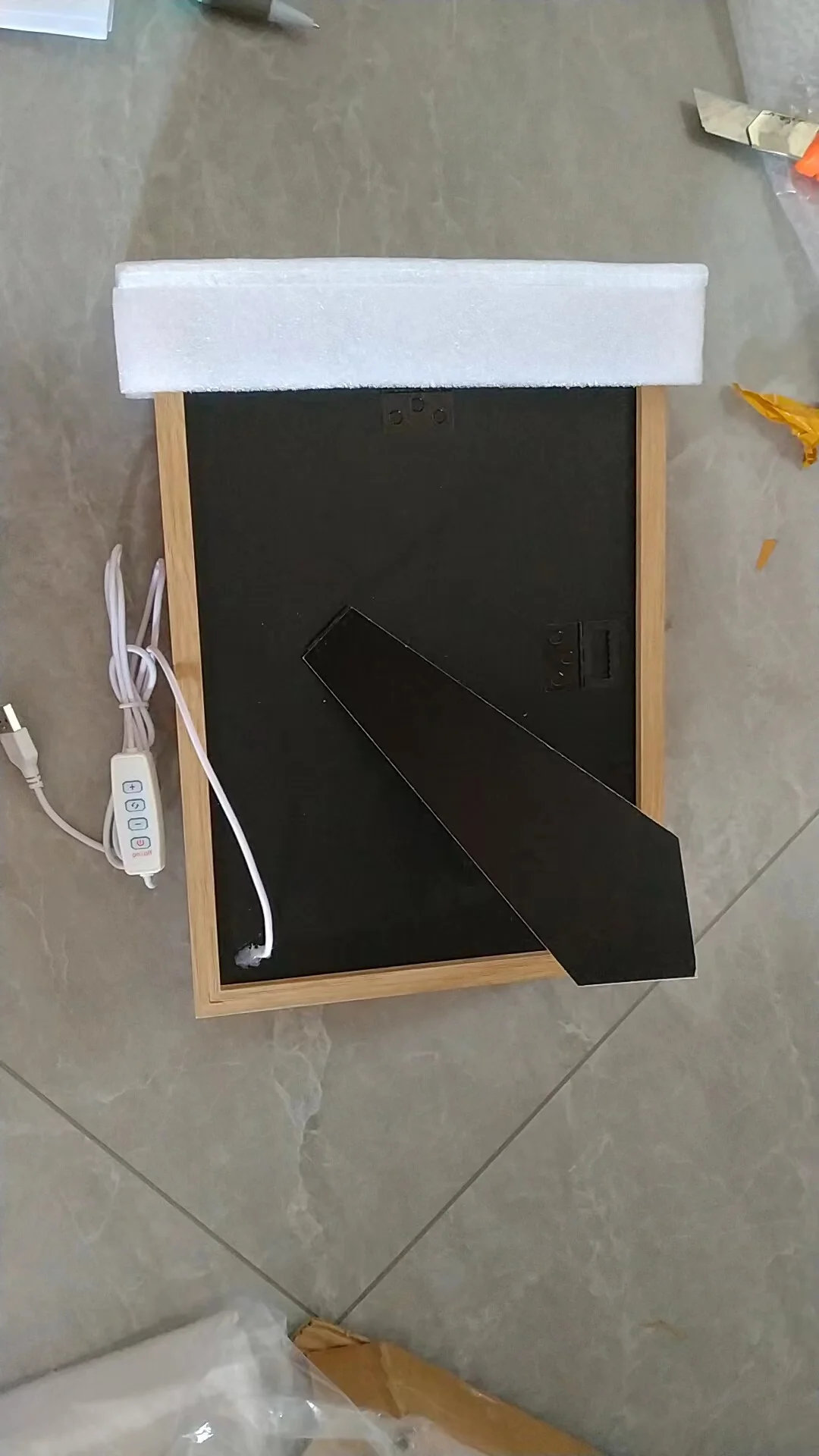 50 Styles Genshin Anime Light Painting Demon Slayer DBZ Son Goku Anime Night Light Game Led Photo Frame Lamp Home Decor