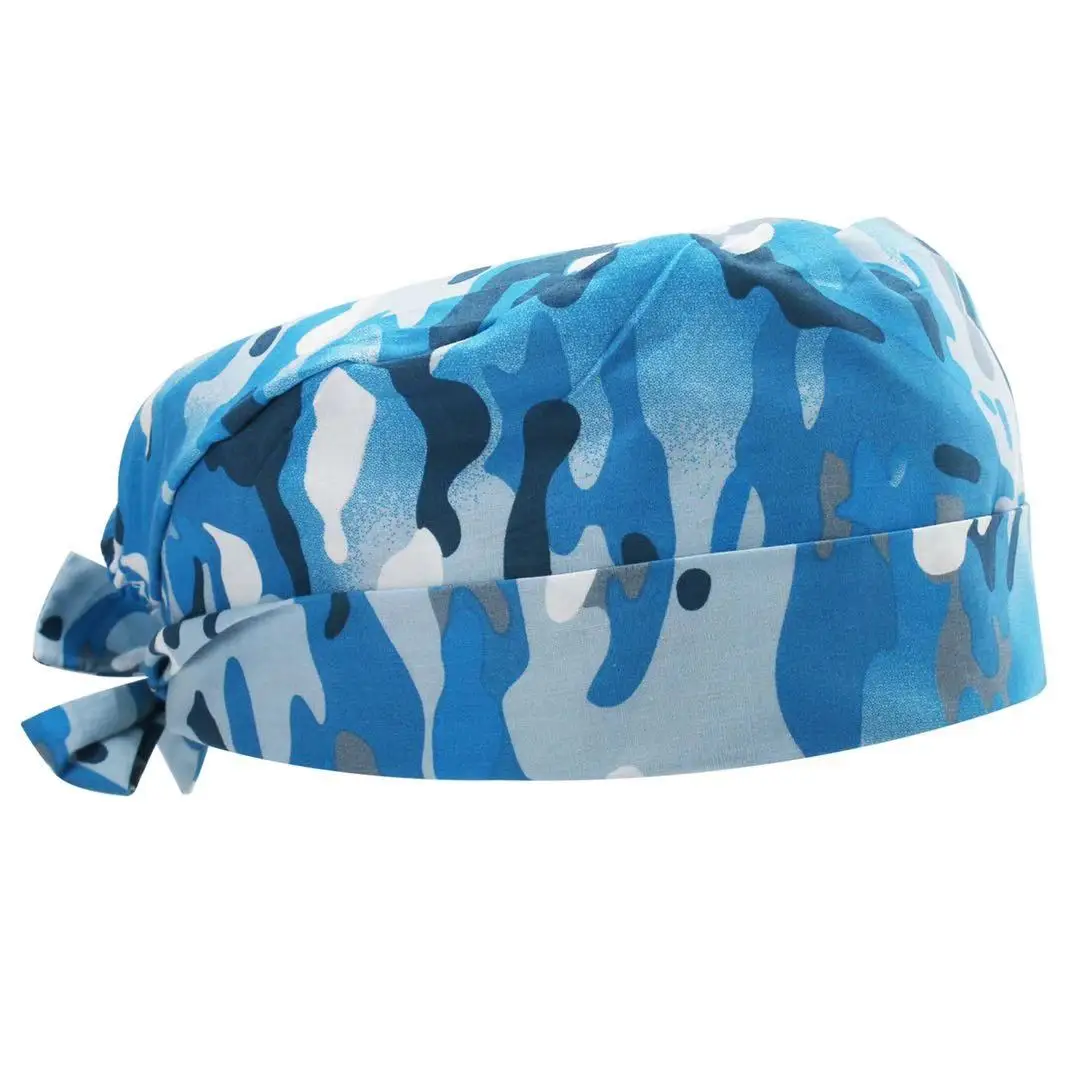 GUOER Unisex customizable satin lined scrub hat scrubs uniforms hat scrub hats caps