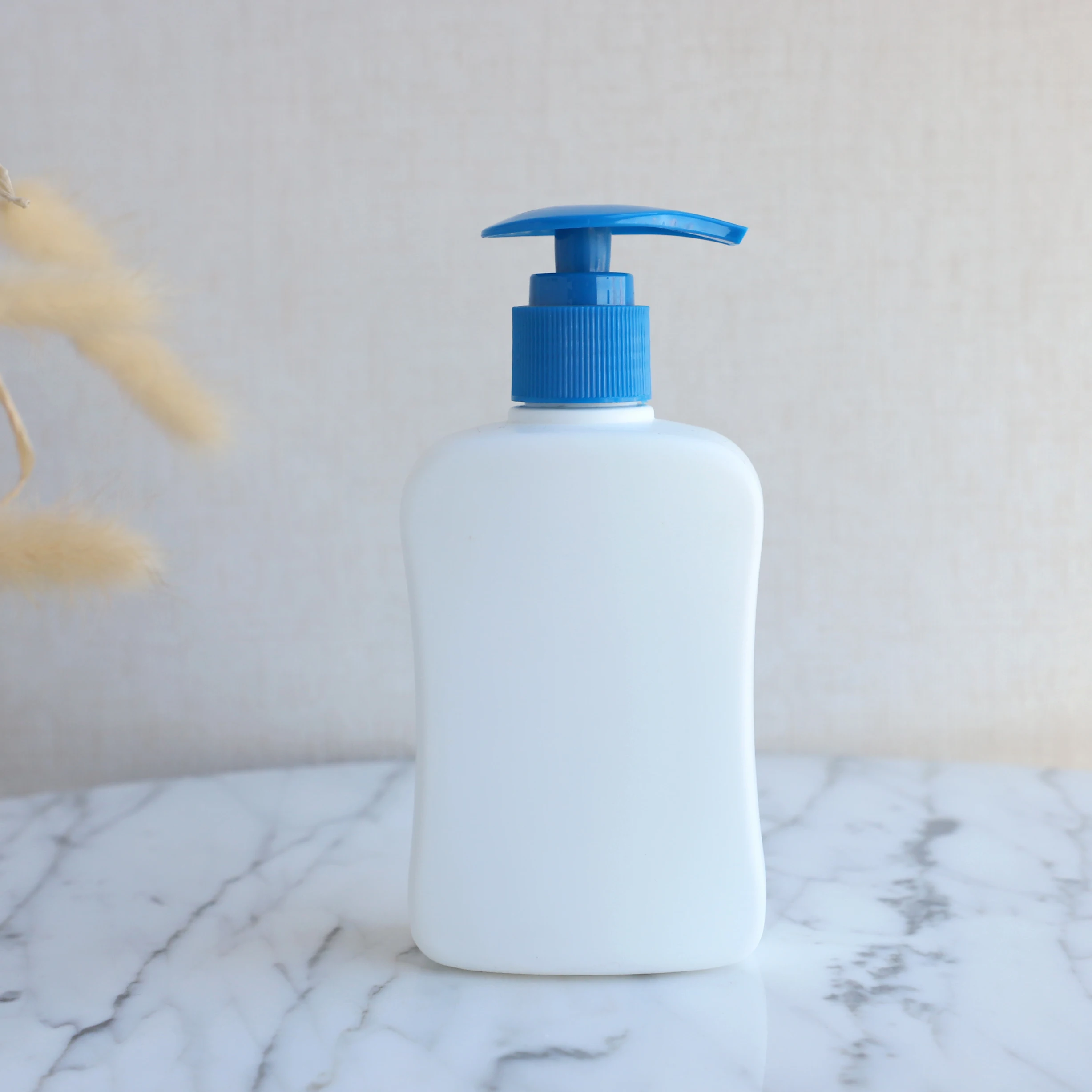 200ml soft touch square body wash shower gel pump bottle plastic custom shampoo bottle