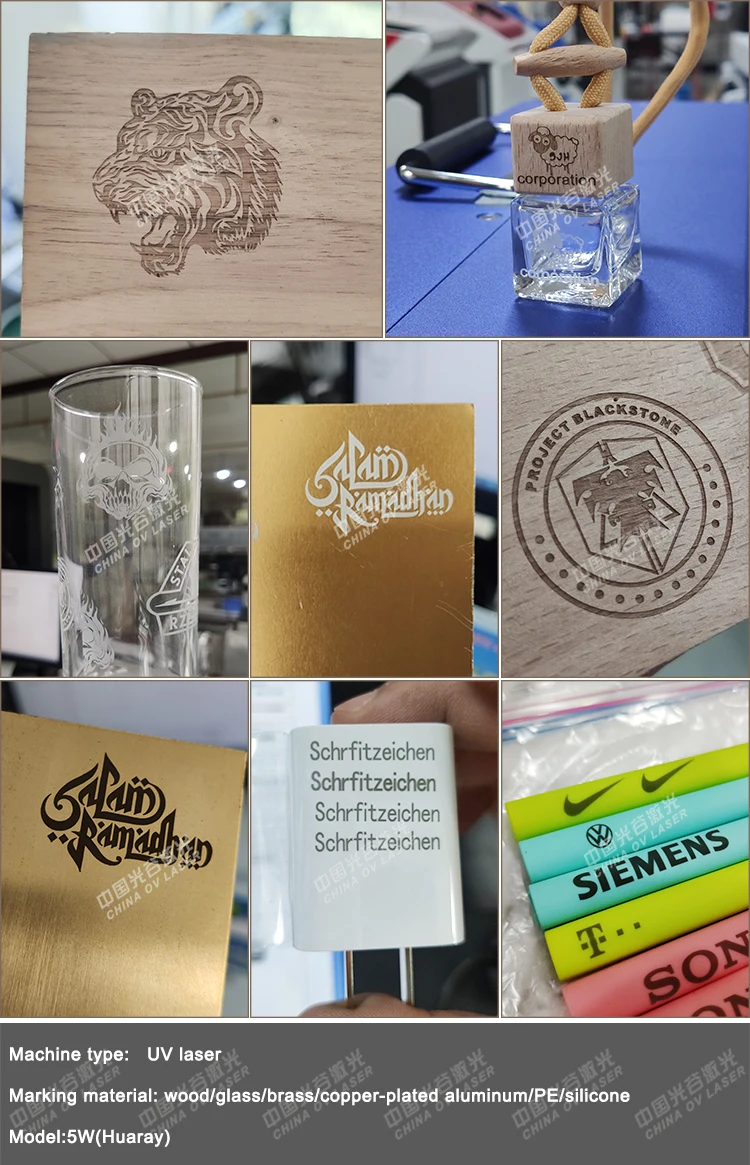 Hot sale 3W 5W 10W uv laser marking machine Ultraviolet Laser Engraving Machine for metal with 2 years warranty