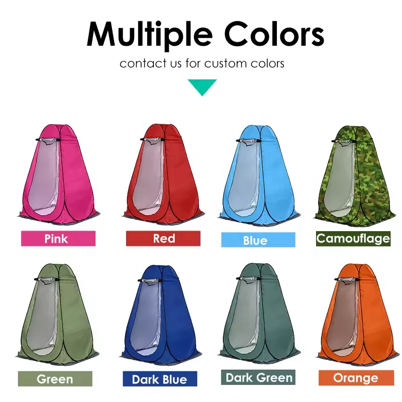 Portable Solar Camping Shower Bath Bag Tent Kit Instant Pop Up Tente Outdoor Camping Glamping Privacy Shelter Tent Camp Bathroom