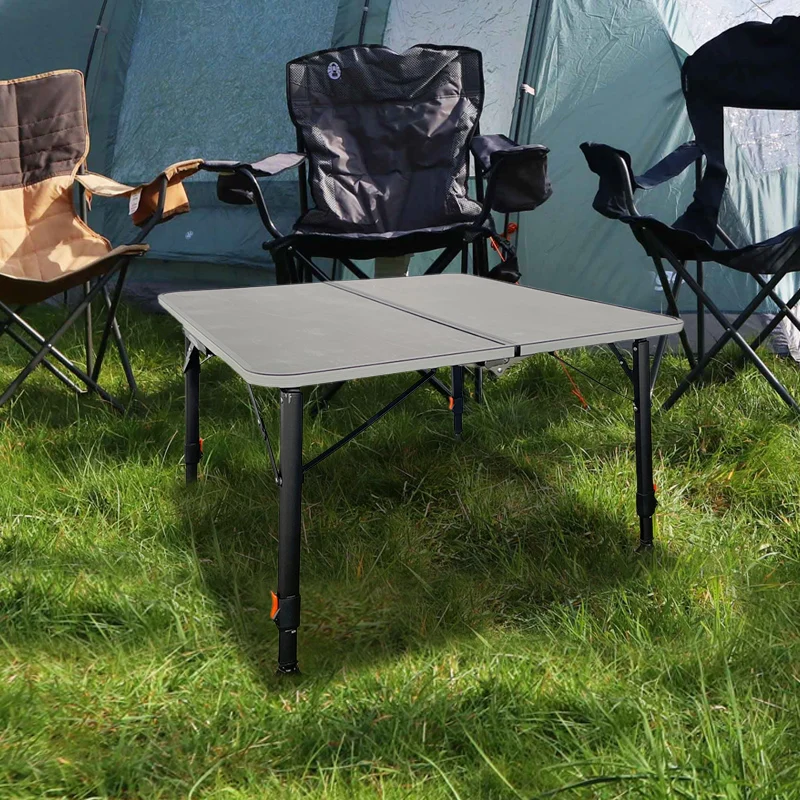 Ajustable Picnic High Camping Table Aluminum Folding Table Portable Picnic Camping Table with Carry Bag