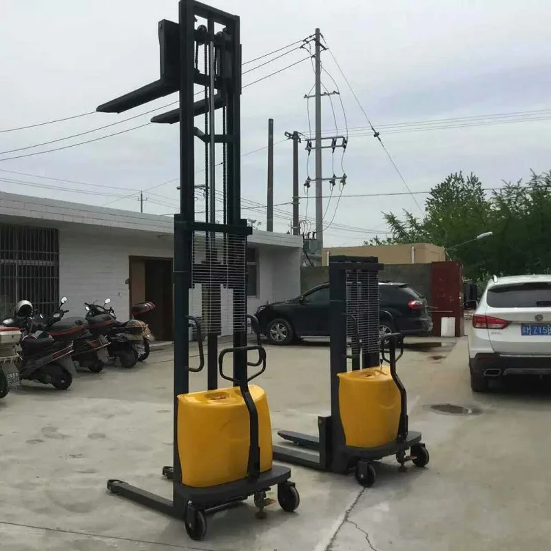 Customizable hydraulic electric stacker, 1 ton and 2 ton load capacity truck