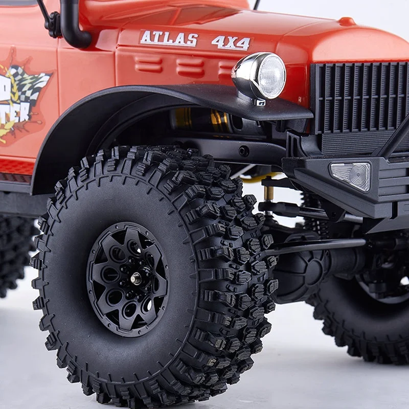 All Terrain FMS ROCHOBBY 1:10Th Scale Atlas 4WD Off Road 2.4G Big Wheel RC Crawler Truck with Rapid Separation Body Hobby Toy