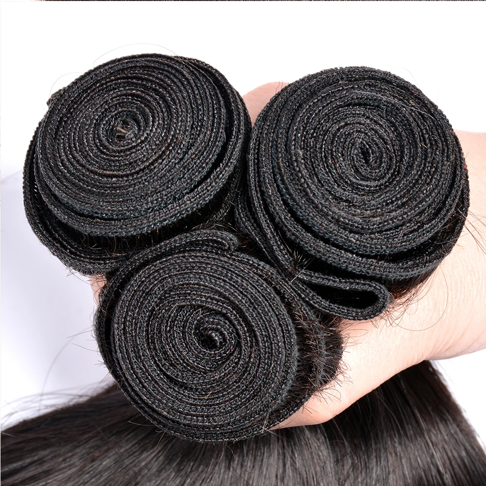 Virgin Unprocessed Cuticle Aligned Mink Brazilian Straight Wavy Curly Human Bundles Hair 30% Ratio Hair Vendors