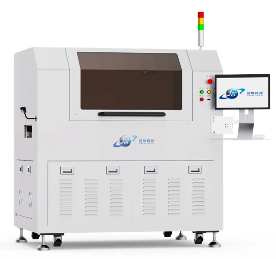 Hot sell high  precision professional 5W water chiller  IC chip laser coding marking engrave machine for components