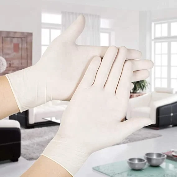 Cheap Exam guantes de nitrilo Box 4mil 6mil White Nitrile Gloves Pure Examination food disposal powder free nitrile gloves