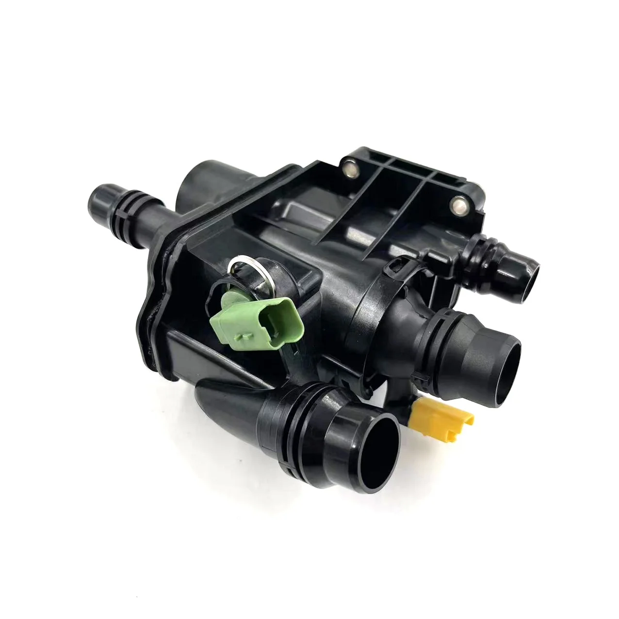 9806243480 Engine Electronic Thermostat Engine Water Outlet For Peugeot 208 308 408 5008 Citroen C3 C4 DS EB2