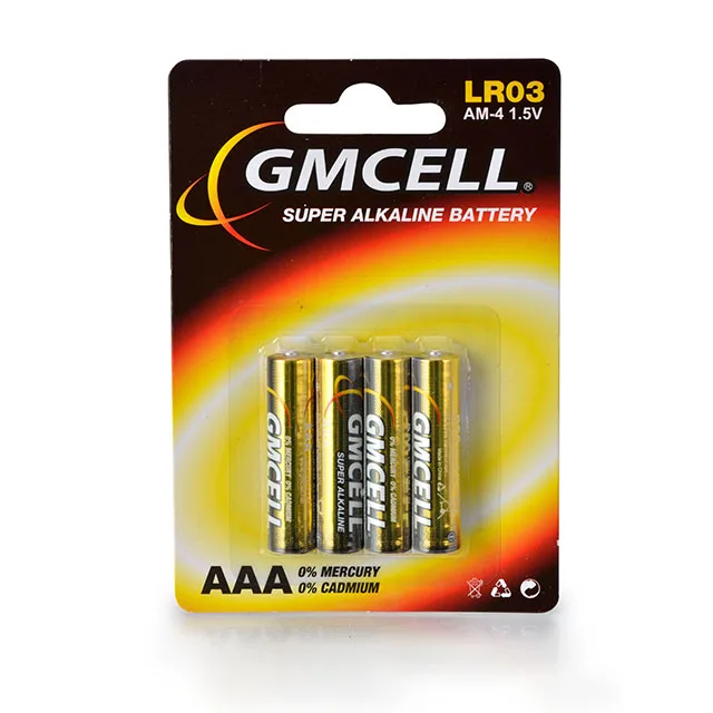 Хорошее качество сухая батарея AM4 LR03 AAA 1 5 в № 7