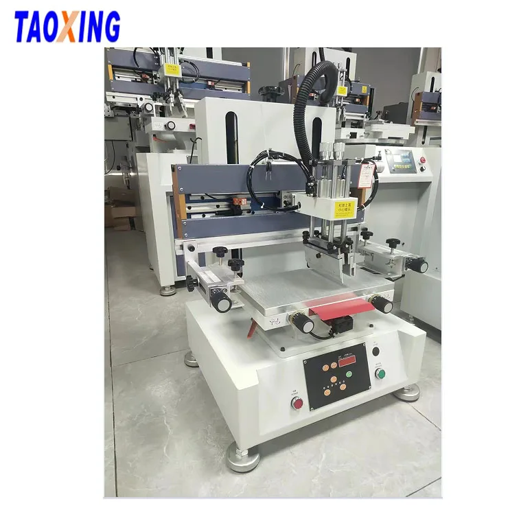 Small Desktop Flat Screen Printing Machine with Vacuum SuctionTable
