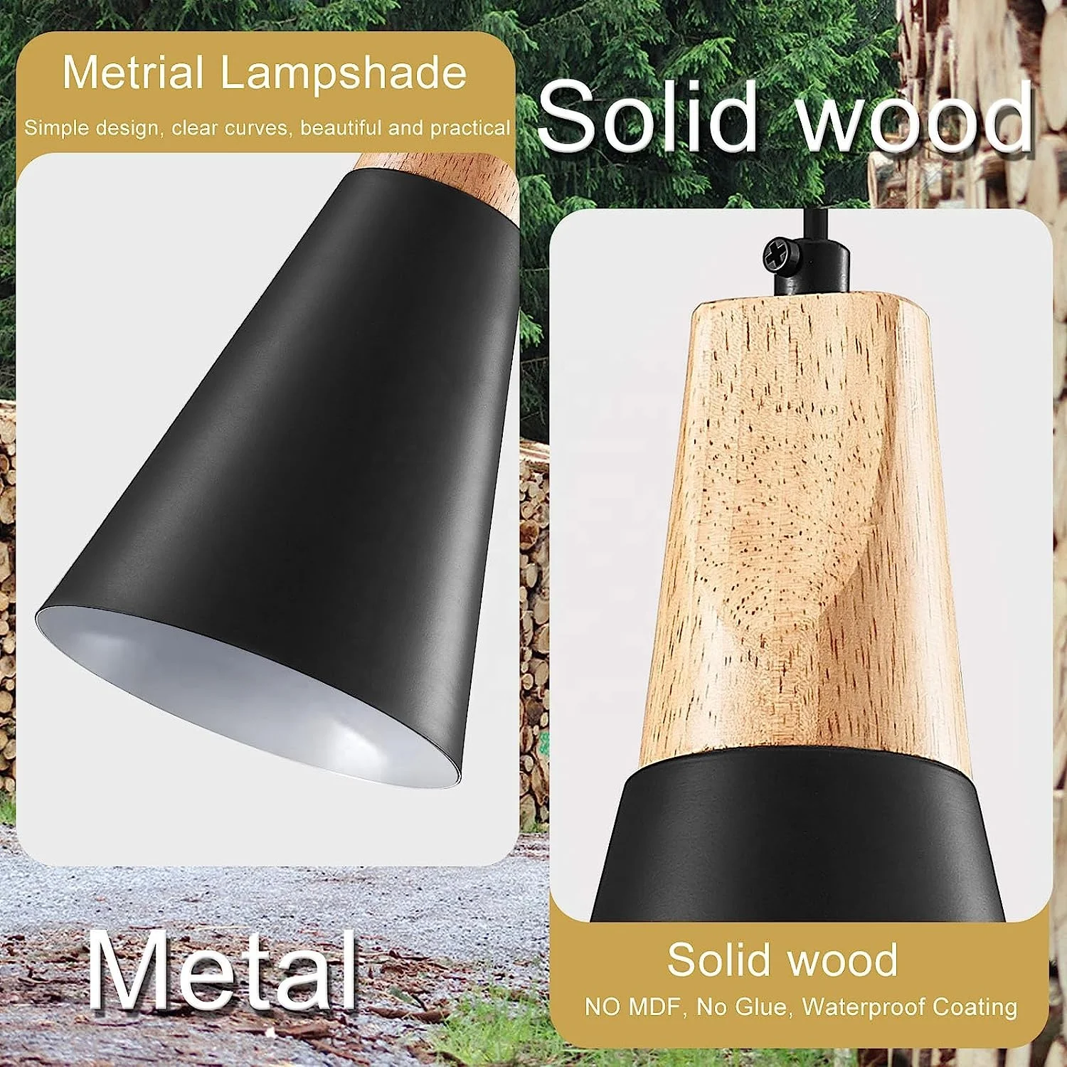 American vintage country style chandelier black adjustable kitchen island lighting led hanging light