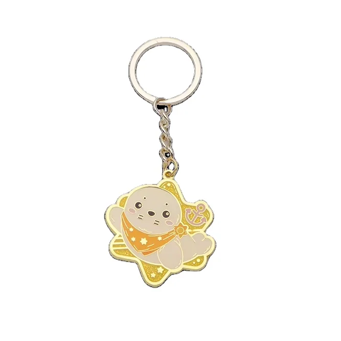 manufacture cheap acrylic keychains hot sale OEM custom double side printed anime cartoon key rings for promotional