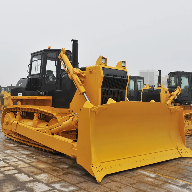 Shantui 320HP Crawler Track Bulldozer SD32 Bulldozer With Front Blade