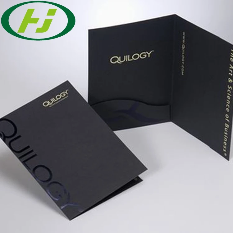 Пользовательская печать формата A4 бумага для документов папки для презентаций карманная офисная деловая картонная папка для файлов