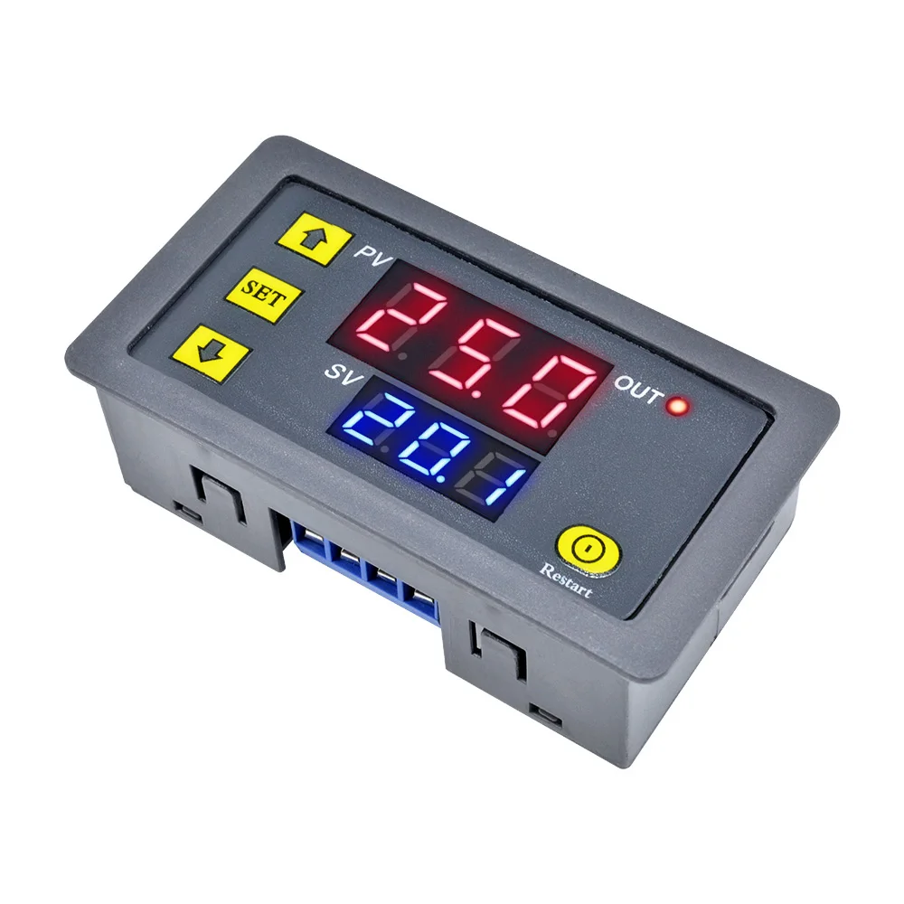 T3230 Cyclic Timing Delay Relay DC 12V 24V AC 110V-220V Timer Control Switch Timing Digital Relay Power Supply