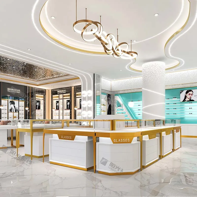 Магазин оптики выставочный модный стиль магазин мебель зал OEM дизайн интерьера