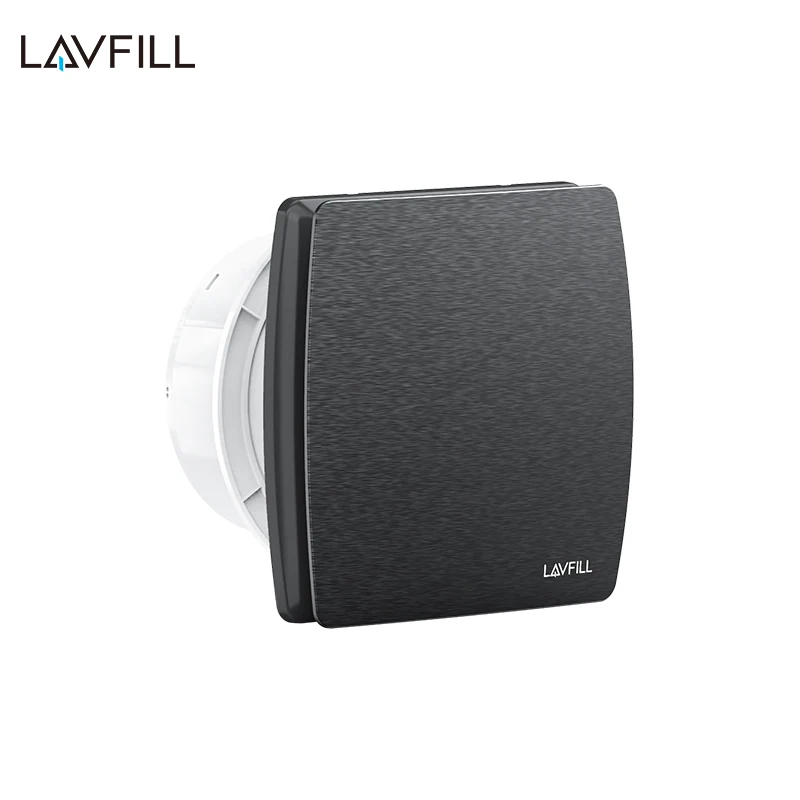 bathroom fan exhaust window mounted ventilation fan home ventilation Brushed Aluminum Panel