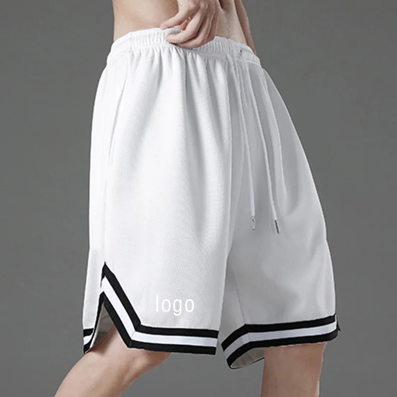 Custom logo on the front of shorts Dry Breathable Hip-hop basketball shorts