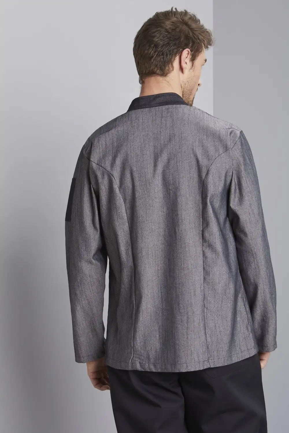 Высококачественная унисекс куртка с воротником-стойкой и длинным