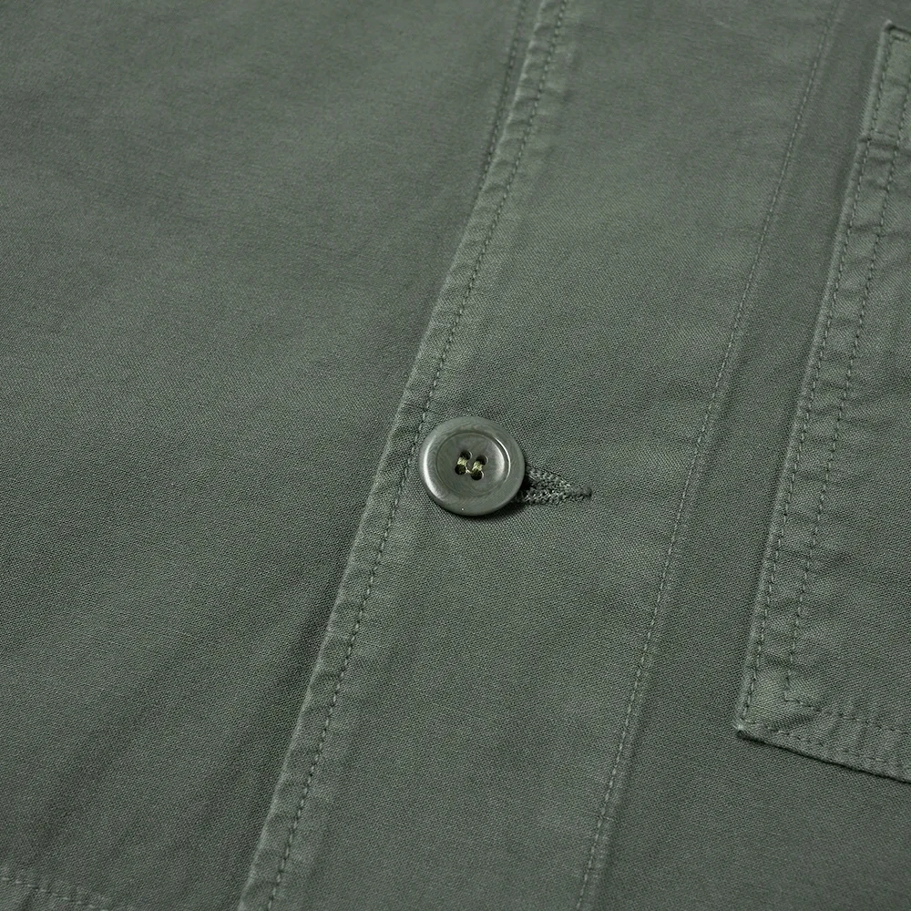 Custom Work Chore Jackets Men 100 Cotton 3 Front Pockets Button Closure Wholesale