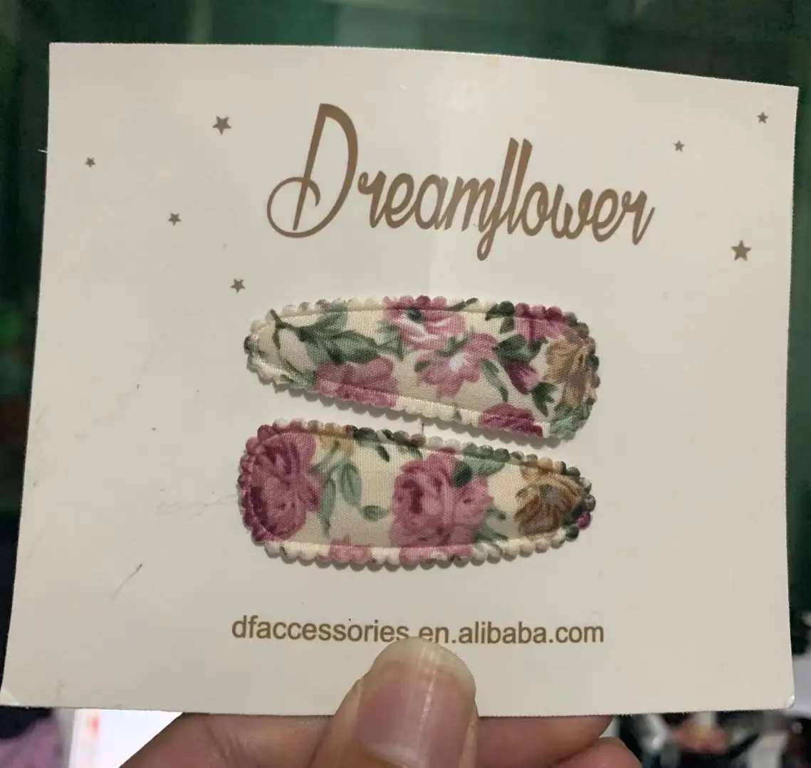 Girls baby hair clips sweet back to shcool gingham hair clips girls snap clips