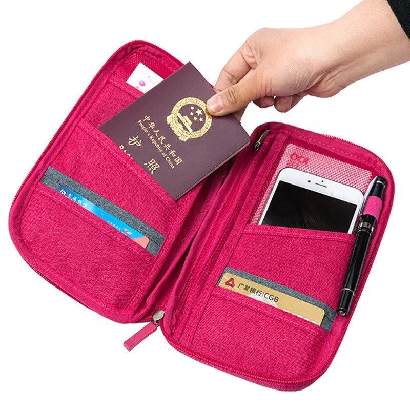 new style travel passport storage bag multifunctional portable holder travel organizer credit card ID cash bag