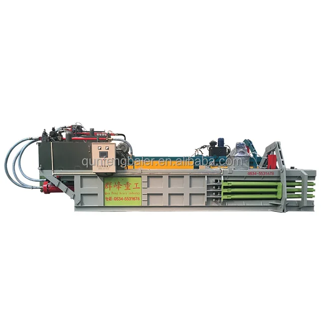 Qunfeng brand 850 straw cotton square baler hay compressor carton compression baler price