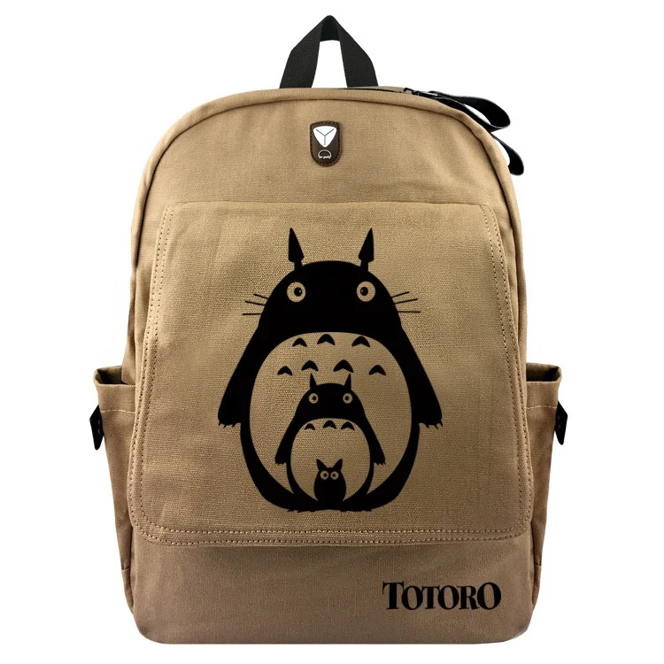 11 Styles My Neighbor Totoro Anime Cartoon Canvas Backpack Students Bag Japanese Anime Bags for Kids