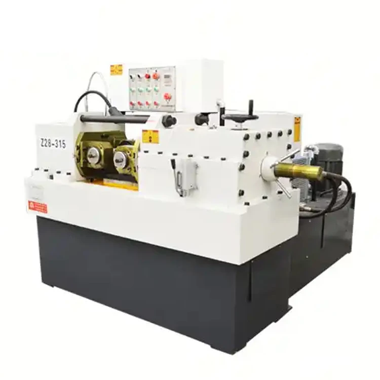 Full automatic hydraulic nut and bolt manufacturing thread rolling machine