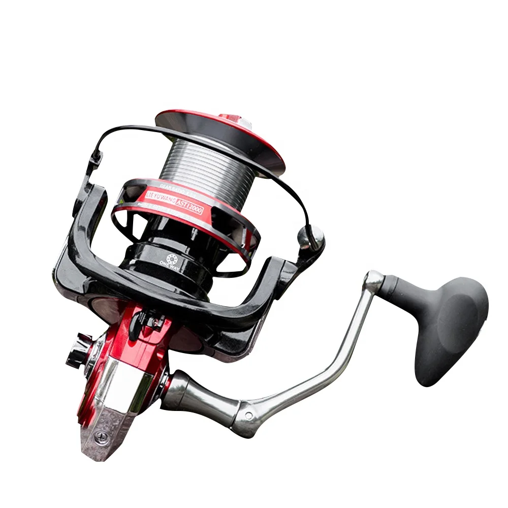 Kmucutie Saltwater Metal Spinning Reel Fishing Size 1000-2000 CNC Aluminum Alloy Spool Surfcasting Spinning Fishing  Reel