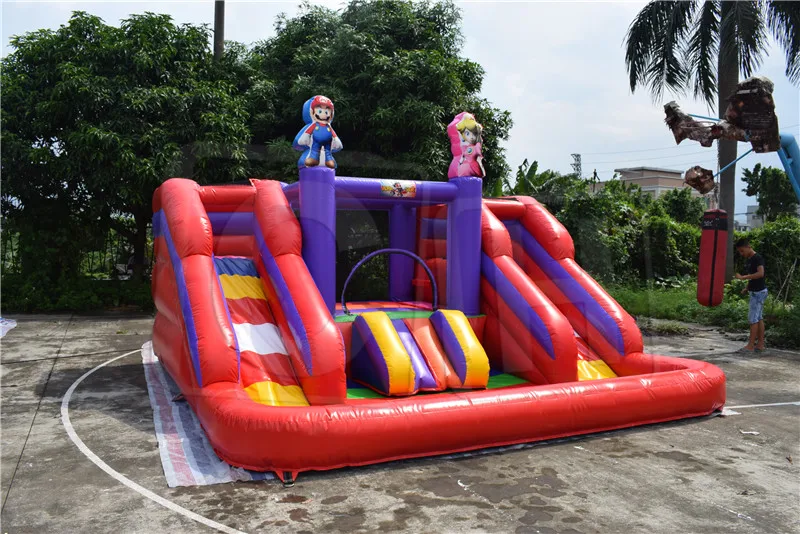 Commercial good quality Basket Design Children Bouncy Castle Inflatable Jump Houses Inflatable House for backyard use
