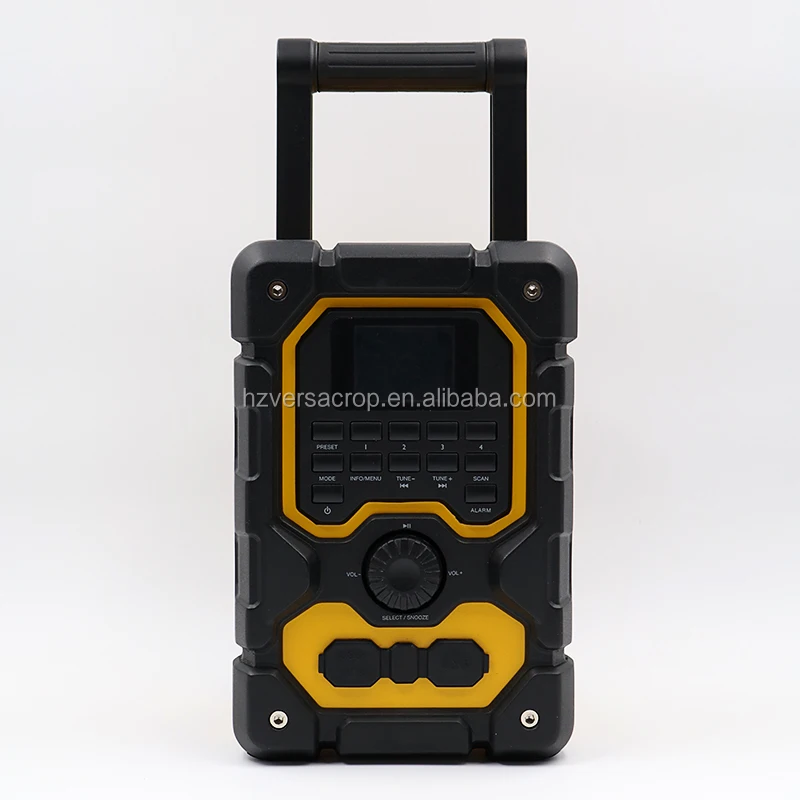 Multi-function dab+/FM radio antique scanner jobsite waterproof radio