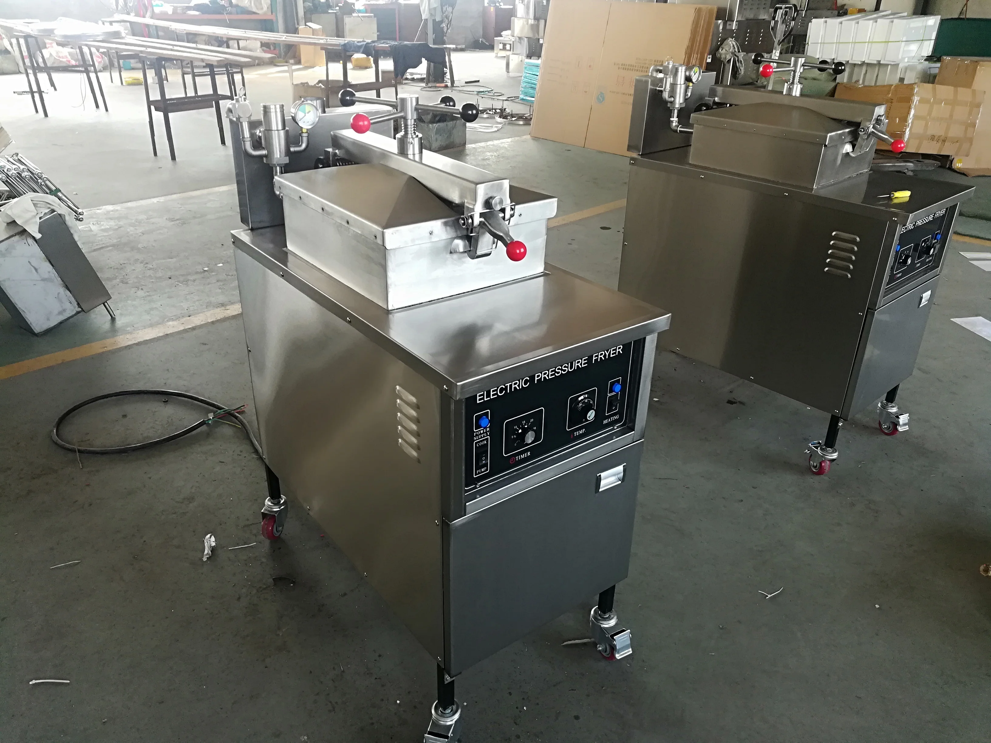 Automatic Electric Pressure Fryer Pollo Freidora a presion Broaster Freidora