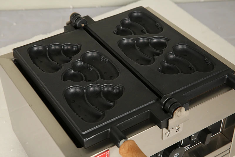 Fuqi 220v/50hz-110v/60hz Waffle Making Machine Snack Machine Poop Shape Waffle Machine Excrement Waffle Maker