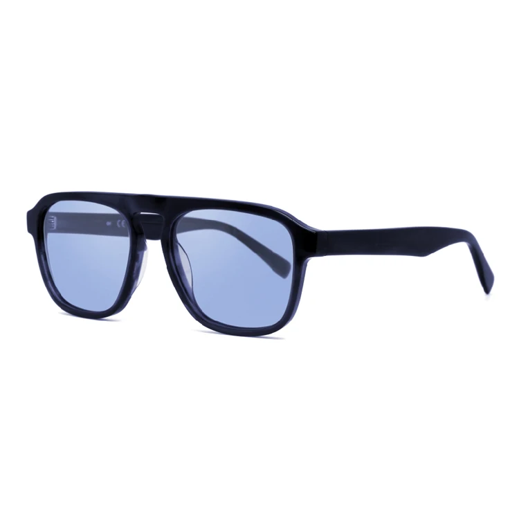 
Fashion Square Acetate Polarized Sunglasses For Men 