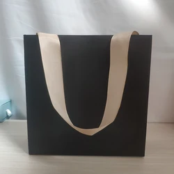 Luxury OEM Jewelry Paper Bag Custom Logo Printing Small Wedding Gift Shopping Jewelry Packaging Paper Bag with Ribbon