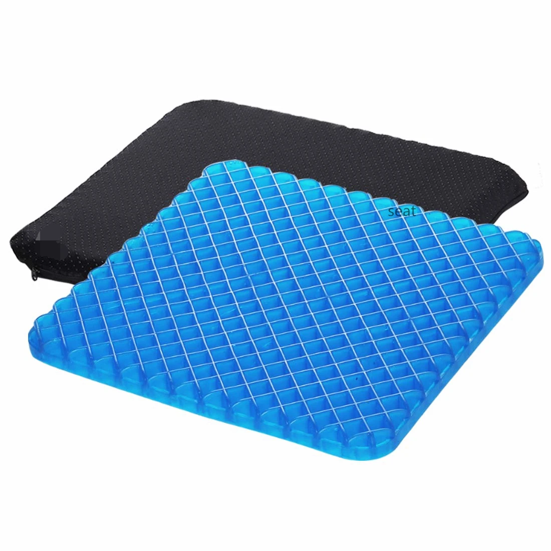Gel Seat Cushion Non Slip Cover Chair Cushion for Office Truck Driver Car Wheelchair Double Design Seat Cushion