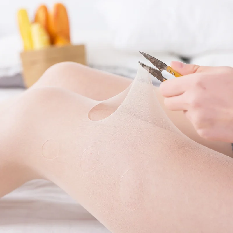 В Горошек оптовая продажа обуви для женщин и девушек; И Ladies15D прозрачная тонкие модели сексуальные прочный износостойкий ананас колготки