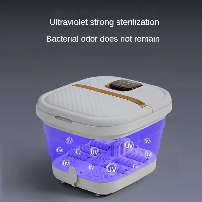 Meiyang New Arrival Wireless Remote Control Foldable Collapsible Foot Spa Bath Massager Bucket Tub With Heat